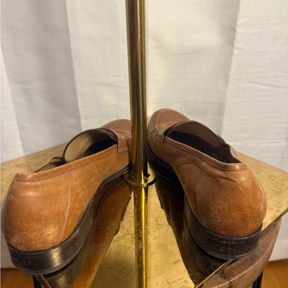 Cole Haan Tan Leather Slip-On Loafers with Cushioned Insole - Picture 3 of 5